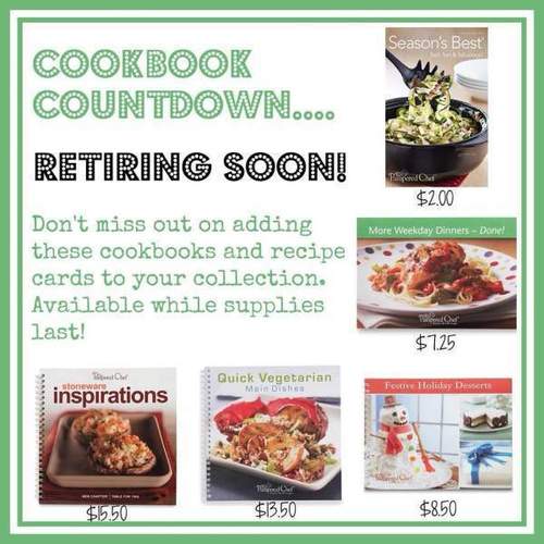 PC products that are being discontinued! New catalog debuts March 1! Get  these items before it's too late! Www.pamperedchef.bi…